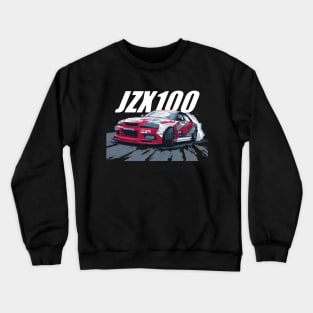 JZX100 MARK II tOYOTA Formula DRIFT car ebisu circuit Crewneck Sweatshirt